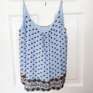 100% Silk Beaded Tank Top